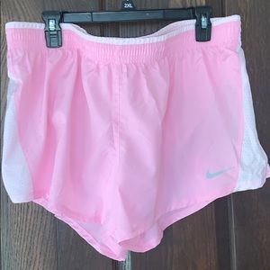 pink nike shorts
